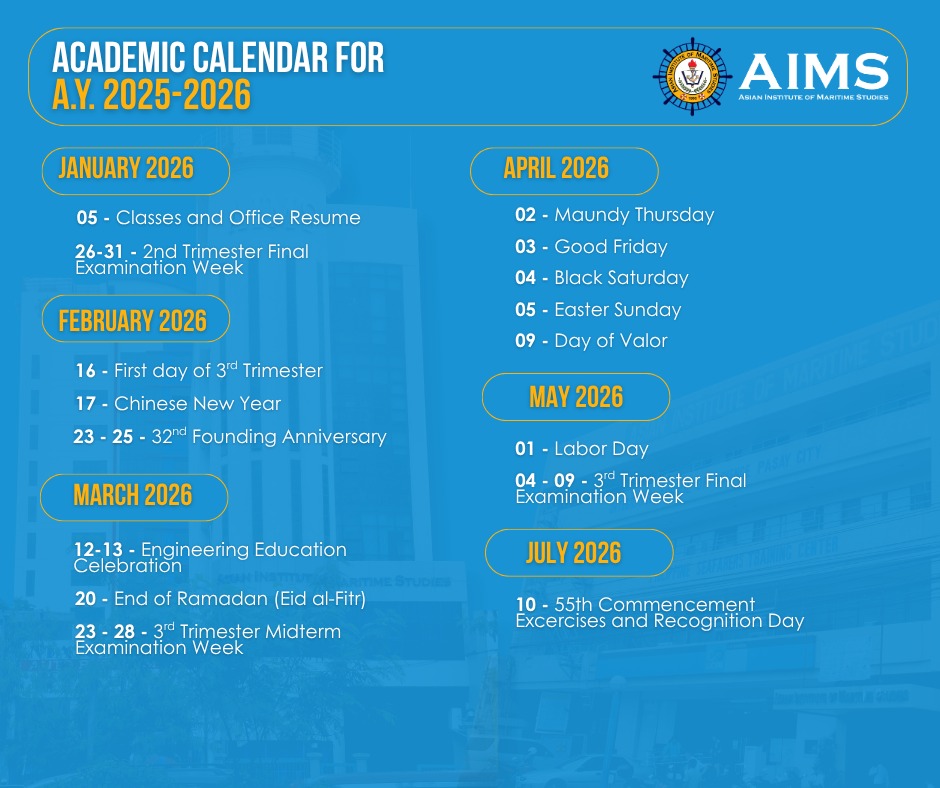 Calendar and Term Dates